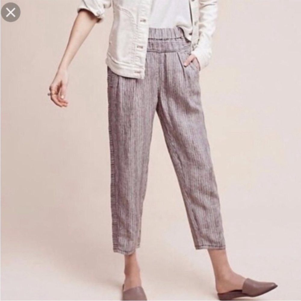Anthropologie linen pants
